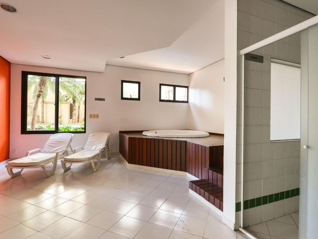 Apartamento Aconchegante Com Vista Incrivel, Piscina E Vaga Sao Paulo Bagian luar foto